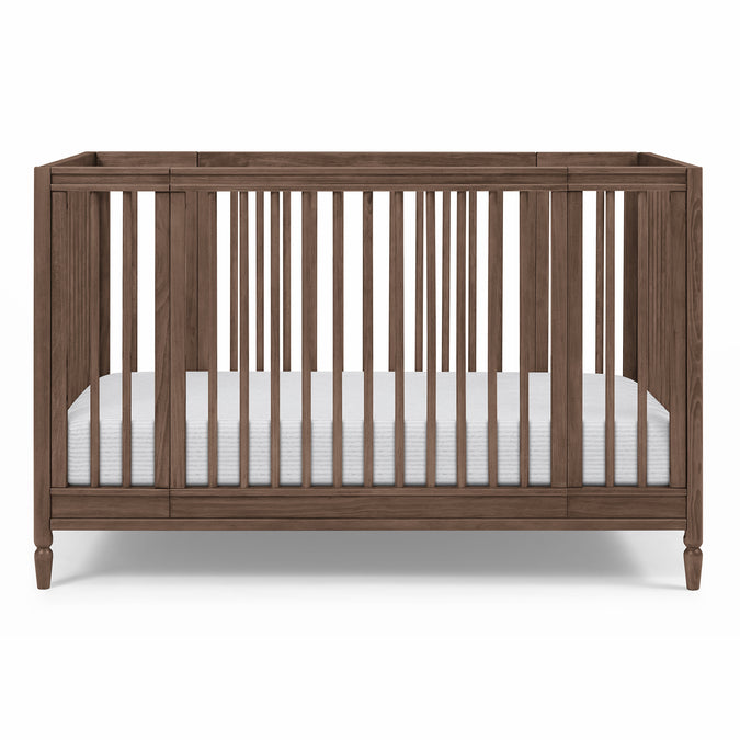 DCB: Teak Brown (1526) 23-Jalen Grow With Me 9-in-1 Convertible Bassinet to Crib