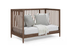 Teak Brown (1526) 18-Jalen Grow With Me 9-in-1 Convertible Bassinet to Crib