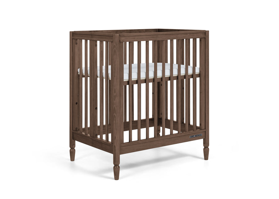 Teak Brown (1526) 15-Jalen Grow With Me 9-in-1 Convertible Bassinet to Crib