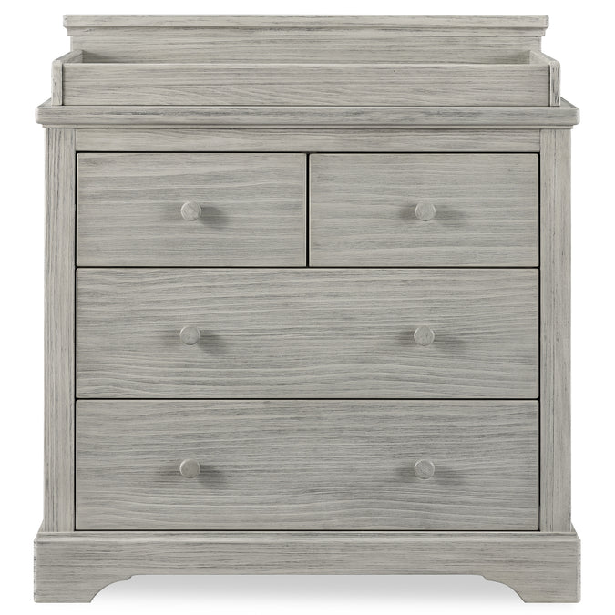 Rustic Mist (1373) 7-Paloma 4 Drawer Dresser with Changing Top and Interlocking Drawers