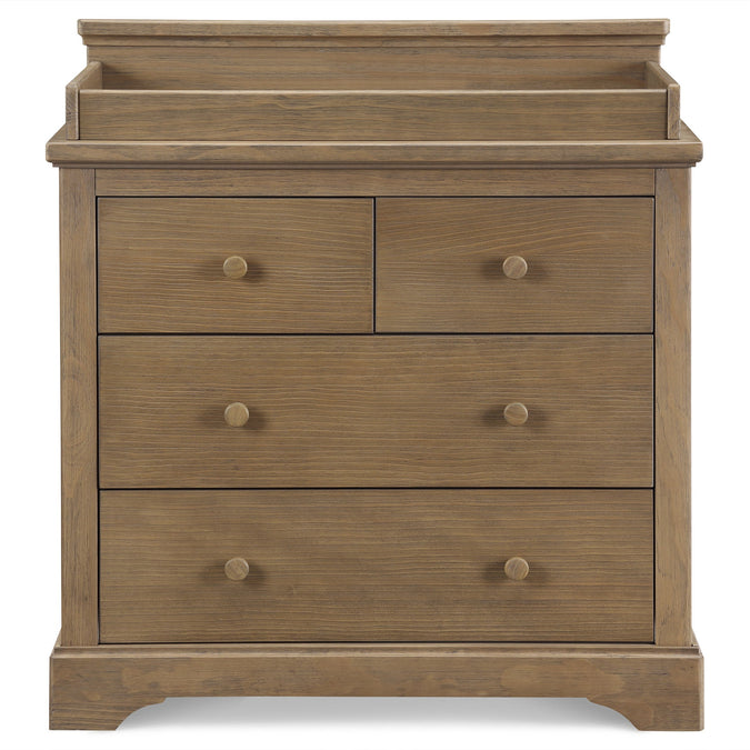 Rustic Acorn (1383) 14-Paloma 4 Drawer Dresser with Changing Top and Interlocking Drawers