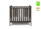 Rustic Grey (084) 2-Monterey Mini Crib with Mattress