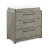 Rustic White (119) 8-Willow 3 Drawer Dresser with Changing Top