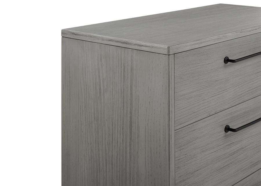 Rustic Ash (1376) 5-Willow 3 Drawer Dresser with Changing Top