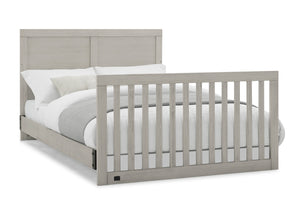 Rustic Mist with Matte Black (1395)  16-Foundry 6-in-1 Convertible Crib
