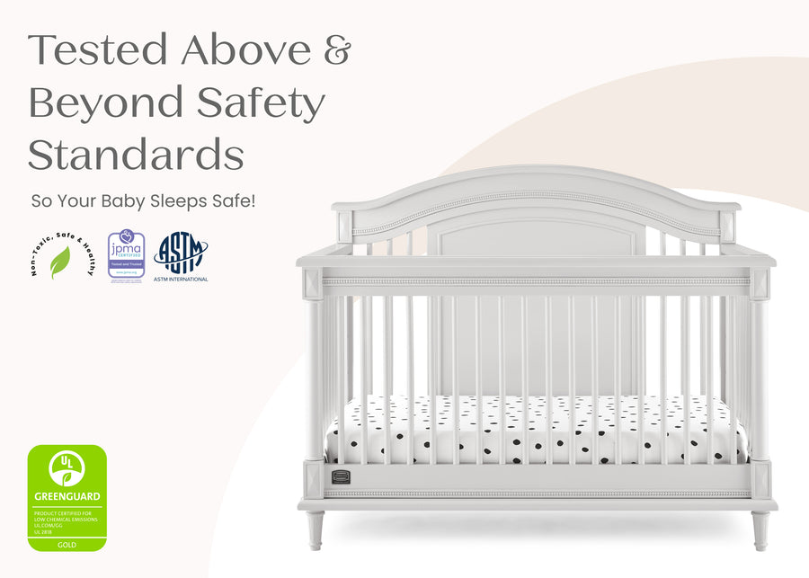 Moonstruck Grey (1351) 25-Juliette 6-in-1 Convertible Crib