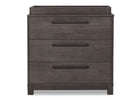 DCB: Rustic Grey (084) 12-Rustic 3 Drawer Dresser with Interlocking Drawers