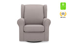 French Grey (1304) 3-Reston Nursery Glider Swivel Rocker Chair