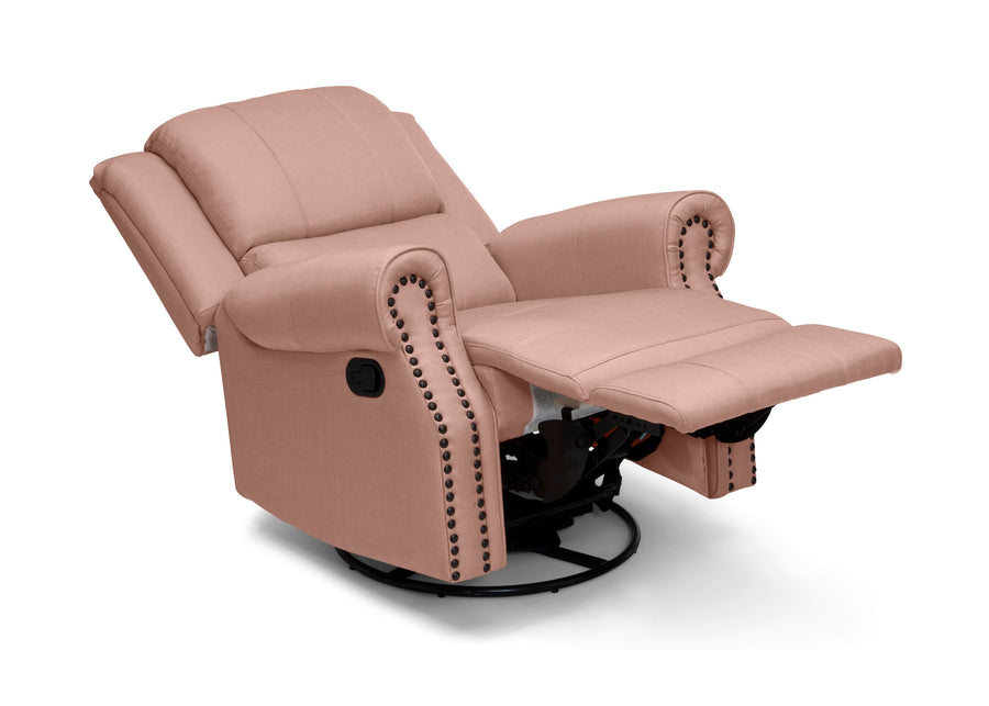 Blush (636) 17-Dylan Nursery Recliner Glider Swivel Chair