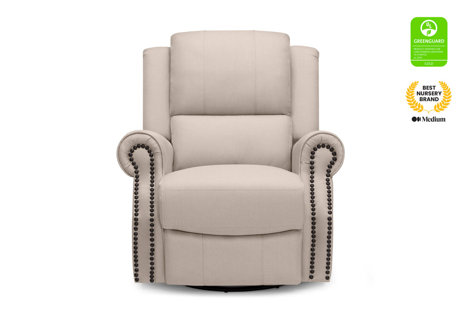 Flax (710) 3-Dylan Nursery Recliner Glider Swivel Chair