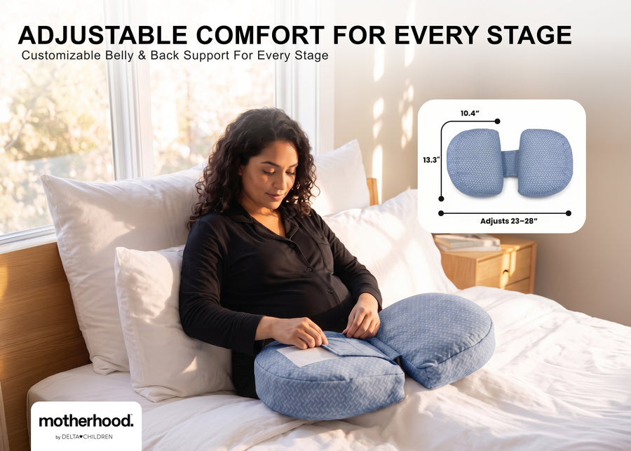 Blue (NO) 11-Pregnancy Support Wedge Pillow