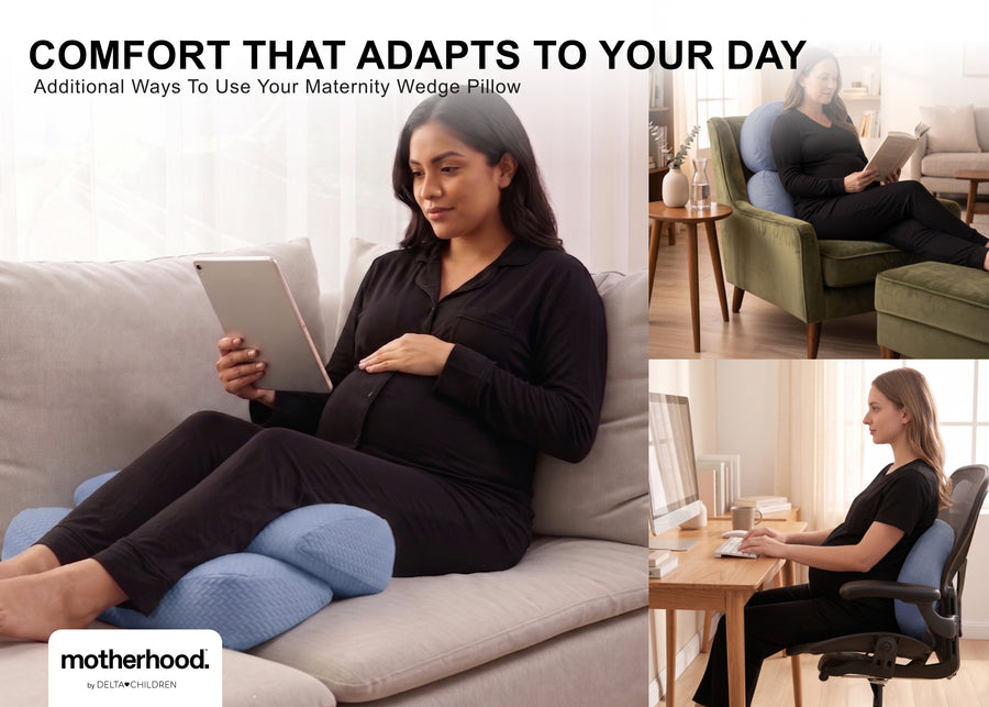 Blue (NO) 13-Pregnancy Support Wedge Pillow