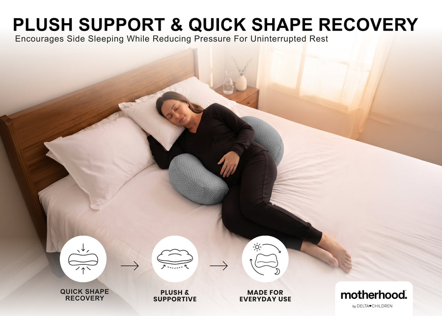 Grey (NO) 20-Pregnancy Support Wedge Pillow