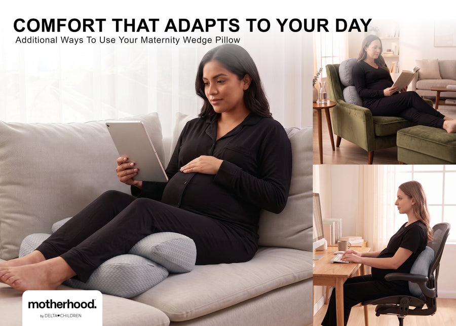 Grey (NO) 22-Pregnancy Support Wedge Pillow