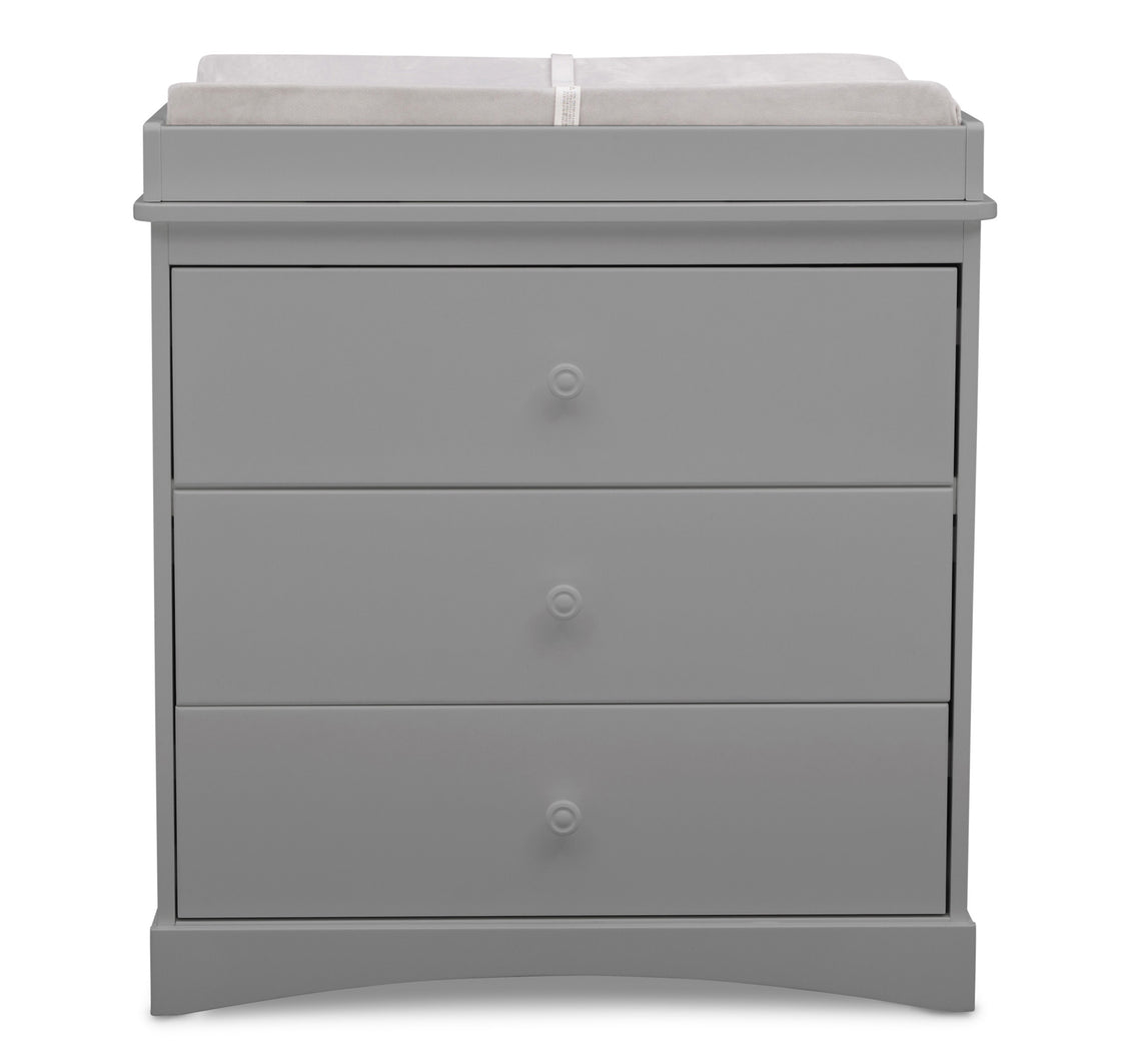 Sutton 3 Drawer Dresser with Changing Top and Interlocking Drawers