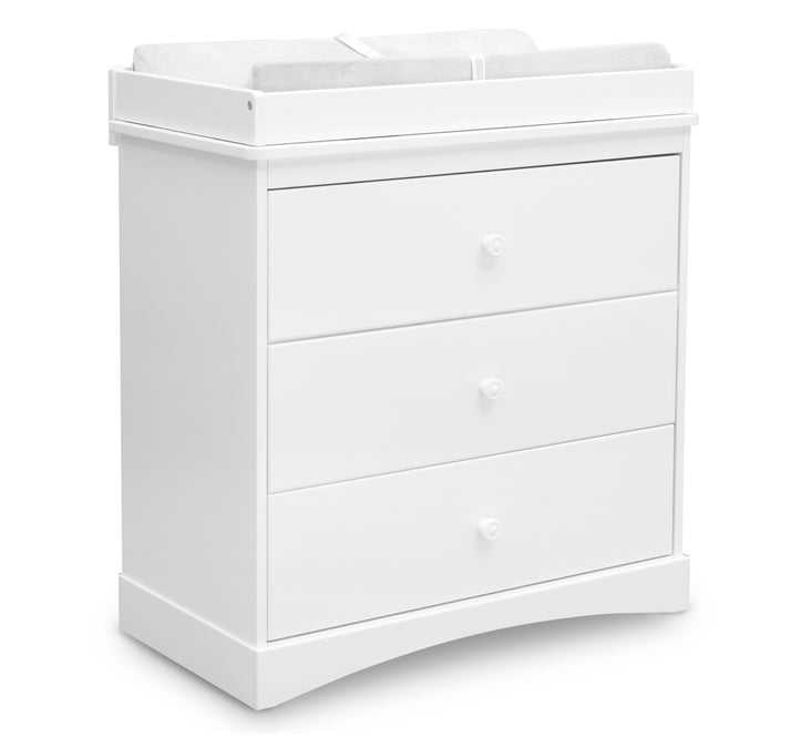 W699430 130 Sutton 3 Drawer Dresser wChanging Top Bianca White Silo 108 25-Sutton 3 Drawer Dresser with Changing Top and Interlocking Drawers