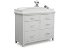 Simmons Kids Bianca White (130) Avery 6 Drawer Dresser with Changing Top 6-Avery 6 Drawer Dresser with Changing Top