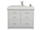 Simmons Kids Bianca White (130) Avery 6 Drawer Dresser with Changing Top 5-Avery 6 Drawer Dresser with Changing Top