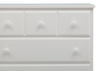 Bianca White (130) 11-3 Drawer Dresser with Interlocking Drawers