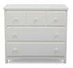 DCB:Bianca White (130) 12-3 Drawer Dresser with Interlocking Drawers