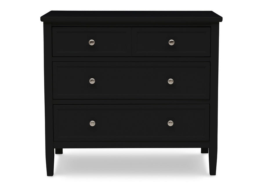 Ebony (0011) 38-Epic 3 Drawer Dresser with Interlocking Drawers