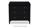 Ebony (0011) 37-Epic 3 Drawer Dresser with Interlocking Drawers