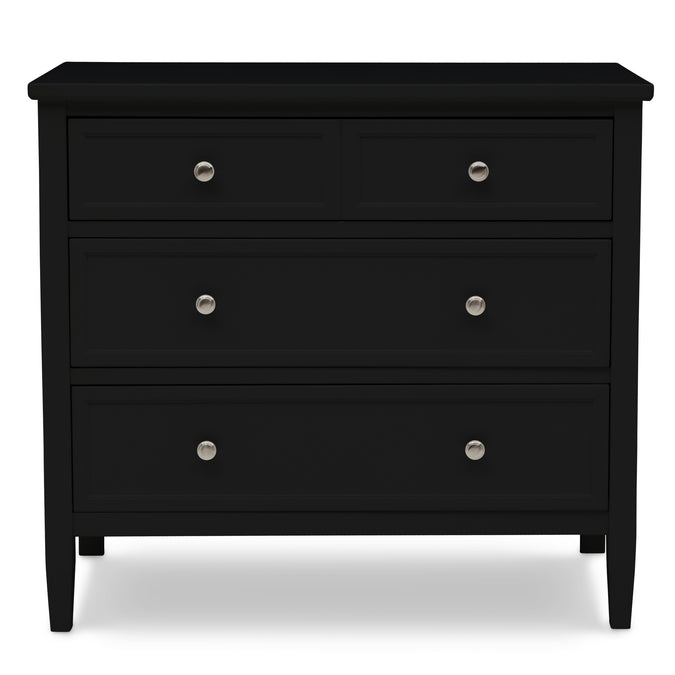 DCB: Black (001) 30-Epic 3 Drawer Dresser with Interlocking Drawers