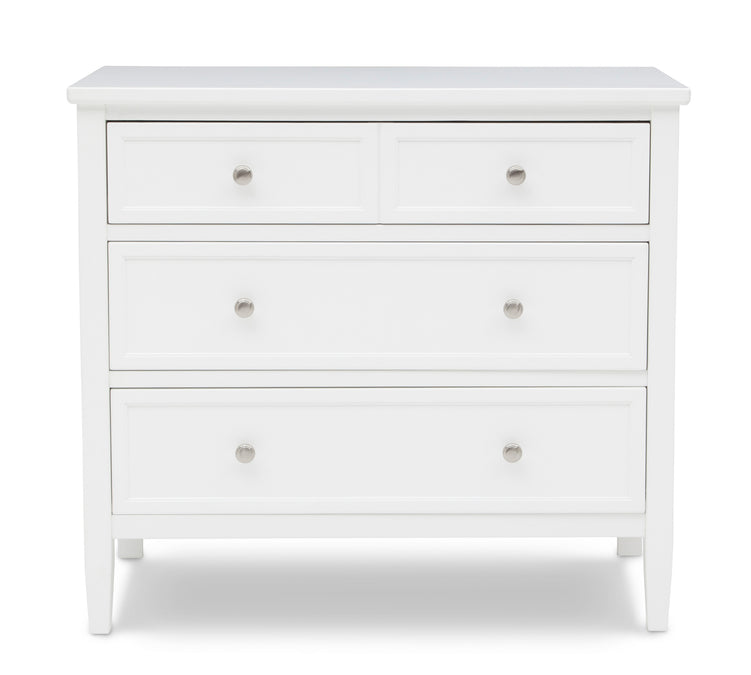 DCB:White (100) 32-Epic 3 Drawer Dresser with Interlocking Drawers