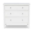 DCB:Bianca White (130) 33-Epic 3 Drawer Dresser with Interlocking Drawers