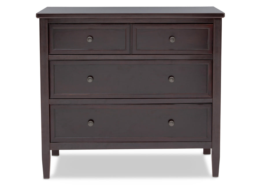 Dark Chocolate (207) 11-Epic 3 Drawer Dresser with Interlocking Drawers