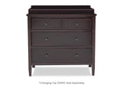 Dark Chocolate (207) 9-Epic 3 Drawer Dresser with Interlocking Drawers