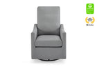 French Grey (1304) 8-Adley Nursery Glider Swivel Rocker Chair
