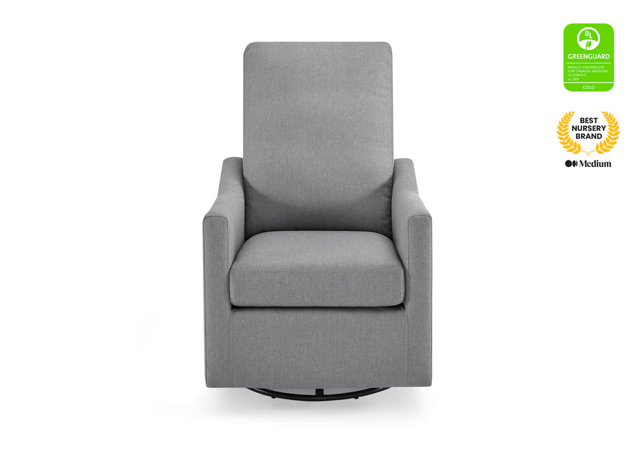 French Grey (1304) 8-Adley Nursery Glider Swivel Rocker Chair