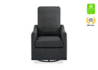 Charcoal Grey (931) 3-Adley Nursery Glider Swivel Rocker Chair
