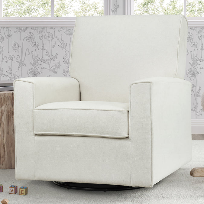 Light Cream (778) 8-Sophie Nursery Glider Swivel Chair with LiveSmart Fabric