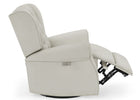 Light Grey Velvet (1484) 8-Emmie Electronic Power Recliner and Swivel Glider with USB Port in LiveSmart Performance Fabric