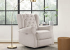 Linen (150) 13-Emmie Electronic Power Recliner and Swivel Glider with USB Port in LiveSmart Performance Fabric