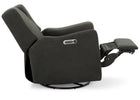 Dark Grey (1455) 44-Mercer Electronic Power Recliner and Swivel Glider with USB-A and Type-C Ports in Stain-Resistant Performance Fabric