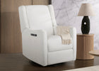 Pearl (1457) 2-Mercer Electronic Power Recliner and Swivel Glider with USB-A and Type-C Ports in Stain-Resistant Performance Fabric