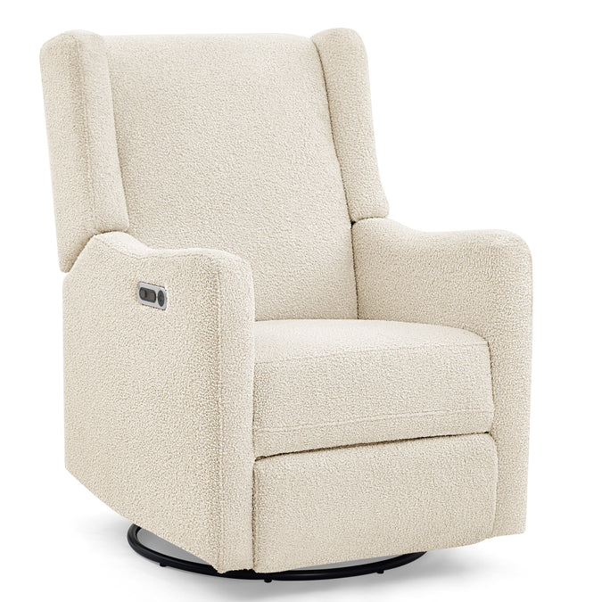 DCB: Shell Sherpa (1562) 24-Mercer Electronic Power Recliner and Swivel Glider with USB-A and Type-C Ports in Stain-Resistant Performance Fabric