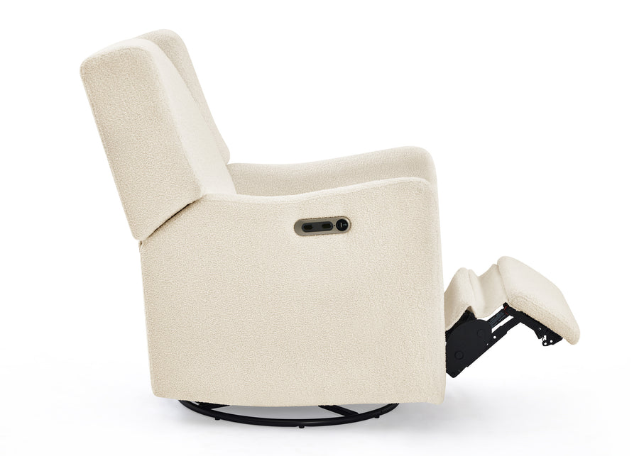 Shell Sherpa (1562) 58-Mercer Electronic Power Recliner and Swivel Glider with USB-A and Type-C Ports in Stain-Resistant Performance Fabric