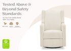 Shell Sherpa (1562) 55-Mercer Electronic Power Recliner and Swivel Glider with USB-A and Type-C Ports in Stain-Resistant Performance Fabric