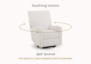 Oyster (1519) 7-Nest Nursery Swivel Recliner