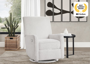 Oyster (1519) 3-Nest Nursery Swivel Recliner