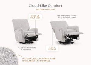 Fog (1520) 14-Nest Nursery Swivel Recliner