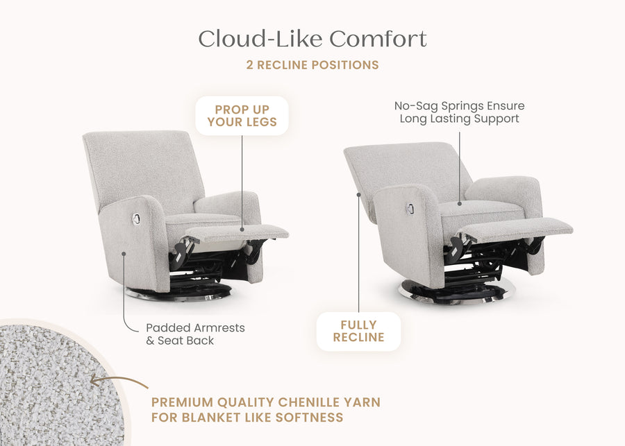 Fog (1520) 5-Nest Nursery Swivel Recliner