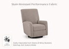Java (1521) 3-Nest Nursery Swivel Recliner