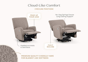Java (1521) 4-Nest Nursery Swivel Recliner