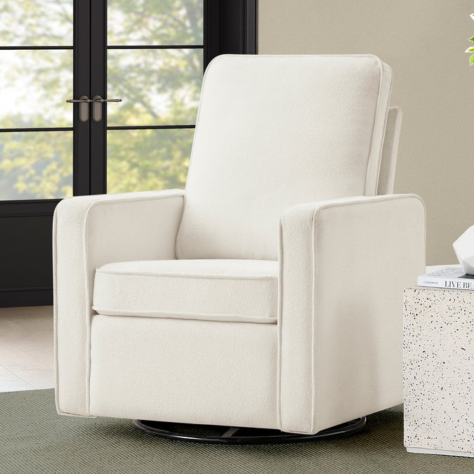 W81231L 1523 Noah Glider Oatmeal Lifestyle 103 15-Luna Nursery Swivel Glider