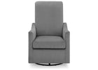 Velvet Charcoal (1370) 2-Andie Nursery Glider Swivel Chair with LiveSmart Fabric